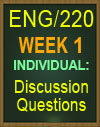ENG/220 ENTIRE WEEK 1